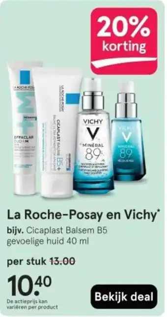 Etos La Roche Posay en Vichy aanbieding