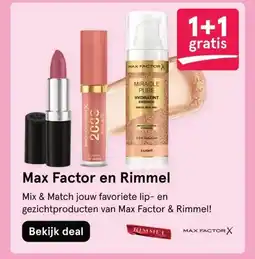 Etos Max Factor en Rimmel aanbieding