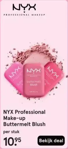 Etos NYX Professional Make up Buttermelt Blush aanbieding