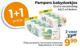 Trekpleister Pampers babydoekjes aanbieding