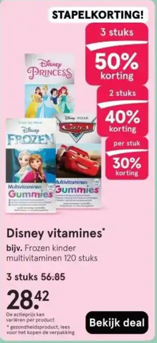 Etos Disney vitamines aanbieding