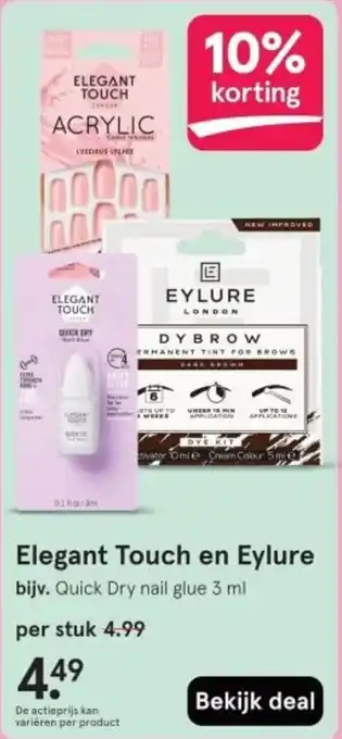 Etos Elegant Touch en Eylure aanbieding