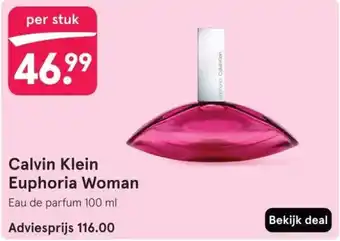 Etos Calvin Klein Euphoria Woman aanbieding