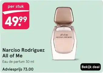 Etos Narciso Rodriguez All of Me aanbieding