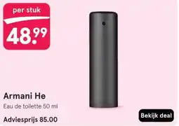 Etos Armani He aanbieding