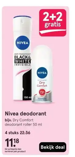 Etos Nivea deodorant aanbieding