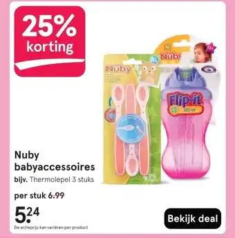 Etos Nuby babyaccessoires aanbieding