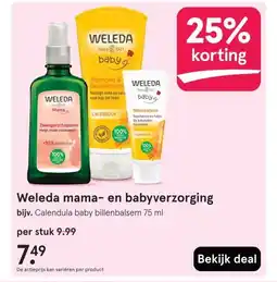 Etos Weleda mama- en babyverzorging aanbieding