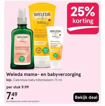 Etos Weleda mama- en babyverzorging aanbieding