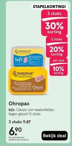 Etos Ohropax aanbieding