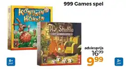 Trekpleister 999 Games spel aanbieding