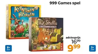 Trekpleister 999 Games spel aanbieding