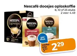 Trekpleister Nescafé doosjes oploskoffie aanbieding