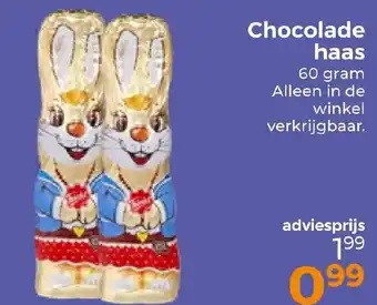 Trekpleister Chocolade haas aanbieding