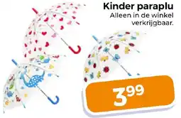 Trekpleister Kinder paraplu aanbieding