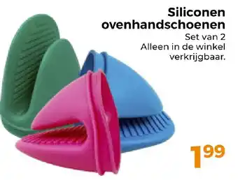 Trekpleister Siliconen ovenhandschoenen aanbieding