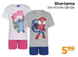 Trekpleister Shortama aanbieding