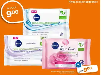 Trekpleister Nivea reinigingsdoekjes aanbieding