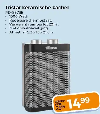 Trekpleister Tristar keramische kachel aanbieding