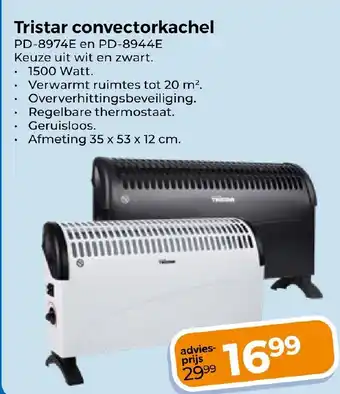 Trekpleister Tristar convectorkachel aanbieding