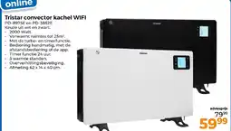 Trekpleister Tristar convector kachel WIFI aanbieding