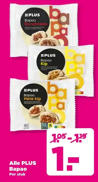 PLUS Alle PLUS Bapao aanbieding