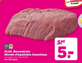 PLUS PLUS Boerentrots Blonde d'Aquitaine Ossenhaas aanbieding