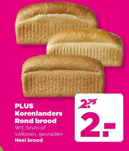 PLUS PLUS Korenlanders Rond brood aanbieding