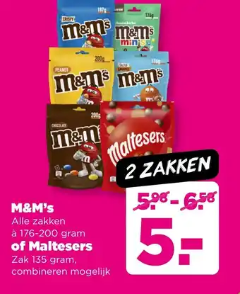 PLUS M&M's aanbieding