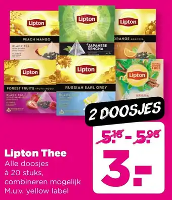 PLUS Lipton Thee aanbieding