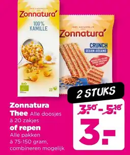 PLUS Zonnatura Thee  of repen aanbieding