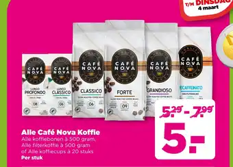 PLUS Alle Café Nova Koffie aanbieding