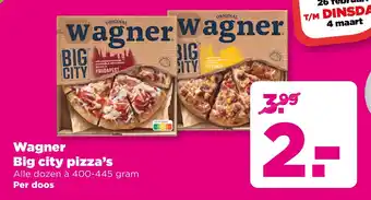 PLUS Wagner Big city pizza's aanbieding