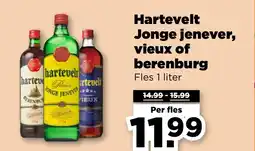 PLUS Hartevelt Jonge jenever, vieux of berenburg aanbieding