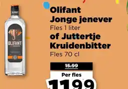 PLUS Olifant Jonge jenever aanbieding