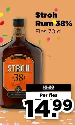 PLUS Stroh Rum 38% aanbieding