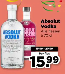 PLUS Absolut Vodka aanbieding