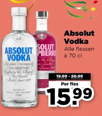 PLUS Absolut Vodka aanbieding