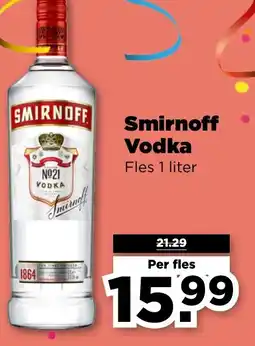 PLUS Smirnoff Vodka aanbieding