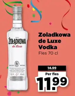 PLUS Zoladkowa de Luxe Vodka aanbieding