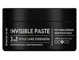 De Online Drogist Syoss Paste Invisible Paste 3in1 Style Care Strength Long Lasting Hold 3 aanbieding