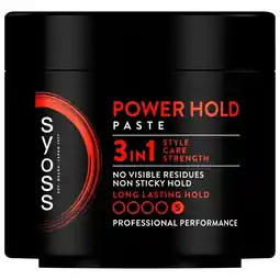 De Online Drogist Syoss Paste Men Power Hold Paste 3in1 Long Lasting Hold 5 aanbieding