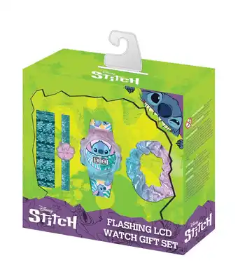 Bol.com Accutime - LCD Stitch Horloge Met Accessoires aanbieding