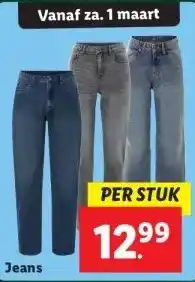 Lidl Jeans aanbieding