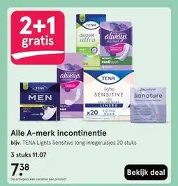 Etos Alle A-merk incontinentie aanbieding