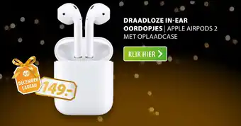 Expert Draadloze In-Ear Oordopjes | Apple Airpods 2 Met Oplaadcase aanbieding