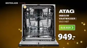 Expert Atag Inbouw Vaatwasser| Va5114Bt aanbieding