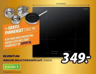 Expert Inventum Inbouw Inductiekookplaat | Iki6035 aanbieding