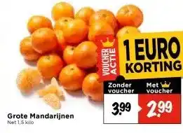 Vomar Voordeelmarkt Grote Mandarijnen aanbieding