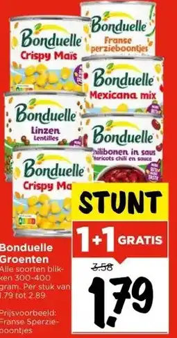 Vomar Voordeelmarkt Bonduelle Groenten aanbieding